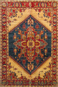 Gazni Medallion Hand Knotted Wool Rug