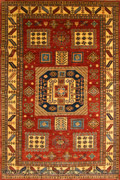 Gazni Medallion Hand Knotted Wool Rug