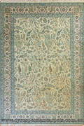 Habibian Oriental Hand Knotted Wool & Silk Rug
