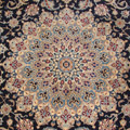 Habibian Medallion Hand Knotted Wool & Silk Rug