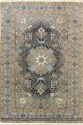 Habibian Medallion Hand Knotted Wool & Silk Rug