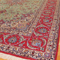Isfahan Medallion Hand Knotted Wool & Silk Rug