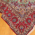 Isfahan Medallion Hand Knotted Wool & Silk Rug