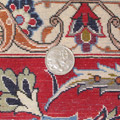 Isfahan Medallion Hand Knotted Wool & Silk Rug