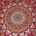 Isfahan Medallion Hand Knotted Wool & Silk Rug