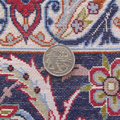 Isfahan Medallion Hand Knotted Wool & Silk Rug