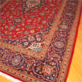 Kashan Medallion Hand Knotted Wool Rug