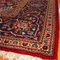 Kashan Medallion Hand Knotted Wool Rug
