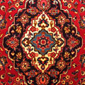 Kashan Medallion Hand Knotted Wool Rug