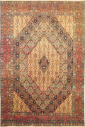 Moud Medallion Hand Knotted Wool Rug