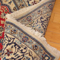 Nain Tabas Medallion Hand Knotted Wool & Silk Rug
