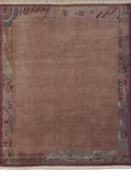 Nepal Hand Knotted Modern Border Wool Rug