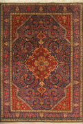 Tabriz Medallion Hand Knotted Wool Rug