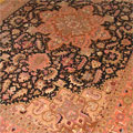 Tabriz Medallion Hand Knotted Wool & Silk Rug