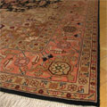 Tabriz Medallion Hand Knotted Wool & Silk Rug