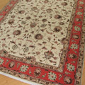 Tabriz Oriental Hand Knotted Wool & Silk Rug
