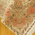 Tabriz Medallion Hand Knotted Wool & Silk Rug