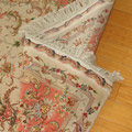 Tabriz Medallion Hand Knotted Wool & Silk Rug