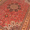 Tabriz Medallion Hand Knotted Wool & Silk Rug