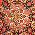 Tabriz Medallion Hand Knotted Wool & Silk Rug