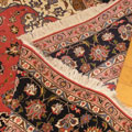Tabriz Medallion Hand Knotted Wool & Silk Rug