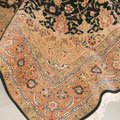 Tabriz Medallion Hand Knotted Wool & Silk Rug