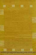 Gabbeh Border Hand Knotted Wool Rug