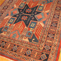 Gazni Geometric Hand Knotted Wool Rug