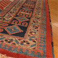 Gazni Geometric Hand Knotted Wool Rug