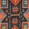 Gazni Geometric Hand Knotted Wool Rug