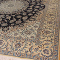 Habibian Medallion Hand Knotted Wool & Silk Rug