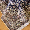 Habibian Medallion Hand Knotted Wool & Silk Rug