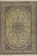 Habibian Medallion Hand Knotted Wool & Silk Rug