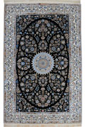 Habibian Medallion Hand Knotted Wool & Silk Rug