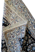 Habibian Medallion Hand Knotted Wool & Silk Rug
