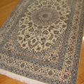 Habibian Medallion Hand Knotted Wool & Silk Rug