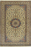 Habibian Medallion Hand Knotted Wool & Silk Rug