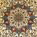Habibian Medallion Hand Knotted Wool & Silk Rug