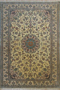Habibian Medallion Hand Knotted Wool & Silk Rug