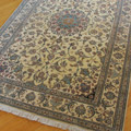 Habibian Medallion Hand Knotted Wool & Silk Rug