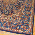 Isfahan Medallion Hand Knotted Wool & Silk Rug