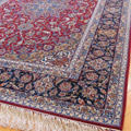 Isfahan Medallion Hand Knotted Wool & Silk Rug