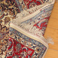 Isfahan Medallion Hand Knotted Wool & Silk Rug