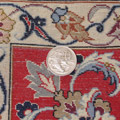 Isfahan Medallion Hand Knotted Wool & Silk Rug