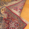 Isfahan Medallion Hand Knotted Wool & Silk Rug