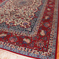 Isfahan Medallion Hand Knotted Wool & Silk Rug