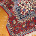 Isfahan Medallion Hand Knotted Wool & Silk Rug
