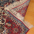 Isfahan Medallion Hand Knotted Wool & Silk Rug