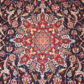 Isfahan Medallion Hand Knotted Wool & Silk Rug