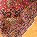 Kashan Medallion Hand Knotted Wool Rug